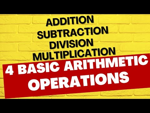 FOUR BASIC ARITHMETIC OPERATIONS