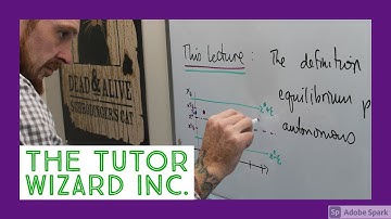 Mathematical Modelling - 2.4.2 - Stable & Unstable Equilibrium Points