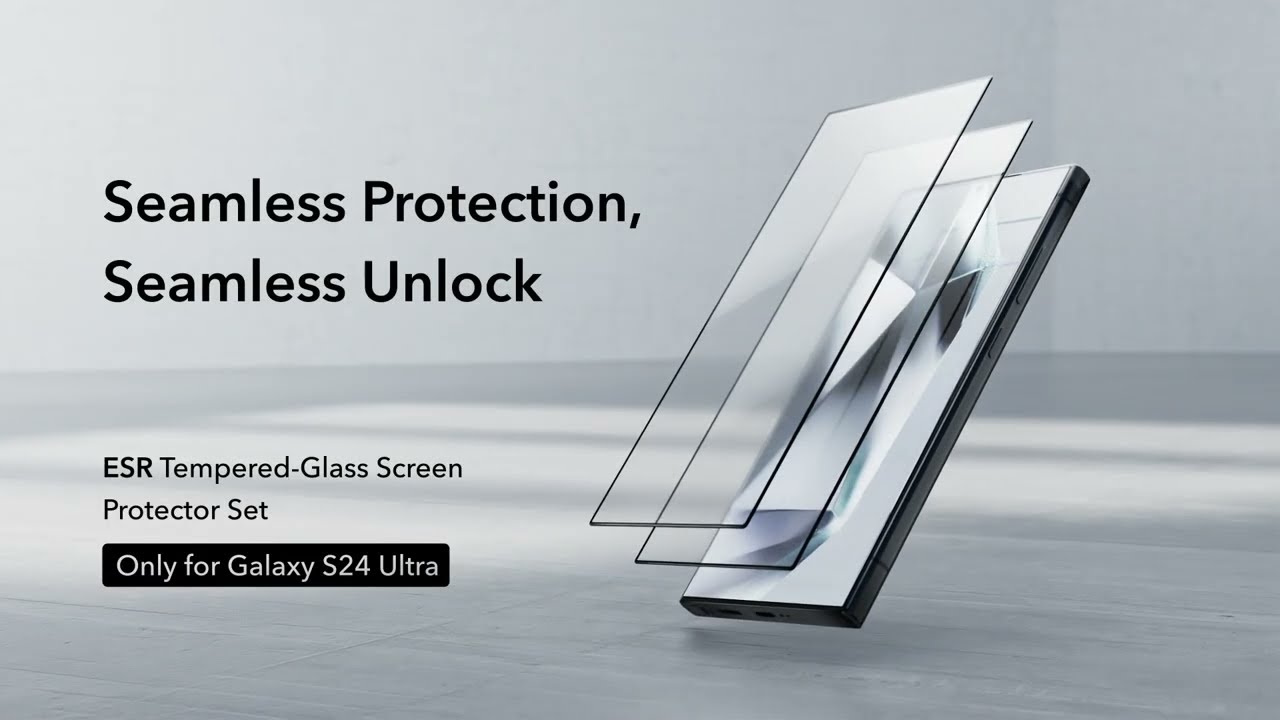 GlassWarrior Screen Protector for Samsung S24 Ultra