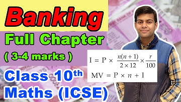 Banking Class 10 Maths | Easy Explanation ✅ | How to Calculate Interest & Maturity Value