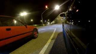 Honda Crx H22A Vs Bmw E46 M3 Roll Race