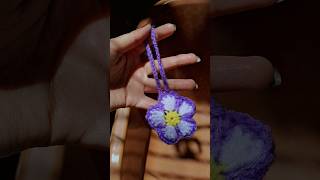 flower charm #views #viralvideo #subscribemychannel #subscribers #crochet #crochettutorial