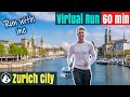 2022 Zurich City Alps Wonderland | Running video for treadmill training, Virtual Run #32 Switzerland