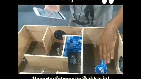 Maquete de Automação Residencial - Projeto Domótica