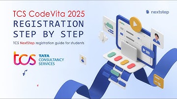 TCS CodeVita 2025 Registration Step by Step | TCS NextStep Registration Guide for Students #tcs