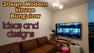 20sqm Modern House Apartment | Bungalow House Design and ideas