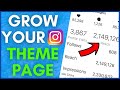 How To Grow a Theme Page on Instagram FAST