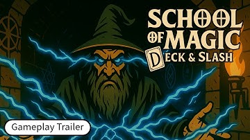 🔥 School of Magic: Deck & Slash - Deckbuilding Hack-n-Slash! (Official Trailer)