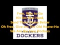 Fremantle dockers theme song lyrics afl singalong