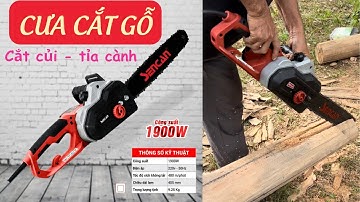 Máy cưa xích cắt gỗ cắt củi tỉa cành làm vườn | Điện Máy Đông Phong