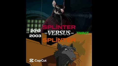 TMNT(2003) VS TMNT(2012) SPLİNTER|#1v1 #edit #tmnt