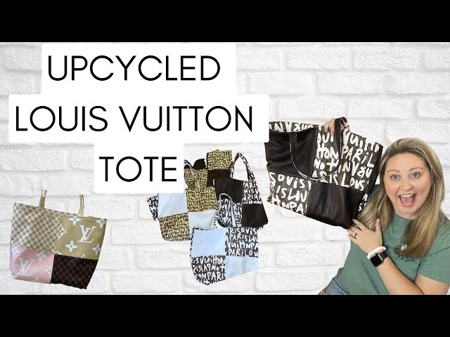 Upcycling a customers old LV bag #convertedkicks #upcycle #louisvuitto, upcycling