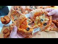 Barcos de pizza turca con masa magica sin amasar