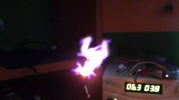 811a tube oscillator plasma flame