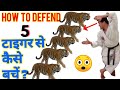 How to defend with tiger tutorial in hindi | Martial artist fight with tiger | FKG