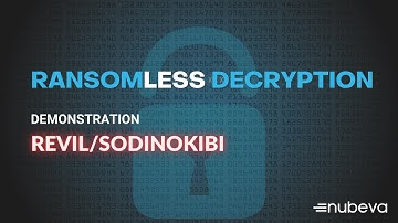 Nubeva RansomLess Decryption Solution: REvil Sodinokibi