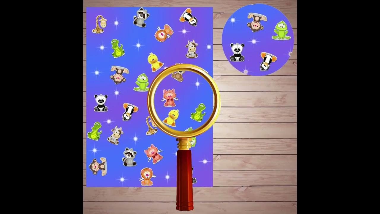 Развивающая игра "Найди игрушки" - YouTube
