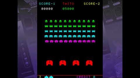Space Invaders　part 2 プレイ動画　アーケード版