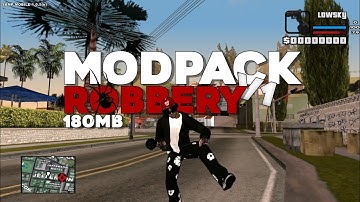 MODPACK ROBBERY MID TEXTURE V1.0 | COCOK UNTUK ROLEPLAY & CUMA 180MB! | GTA SA-MP ANDROID