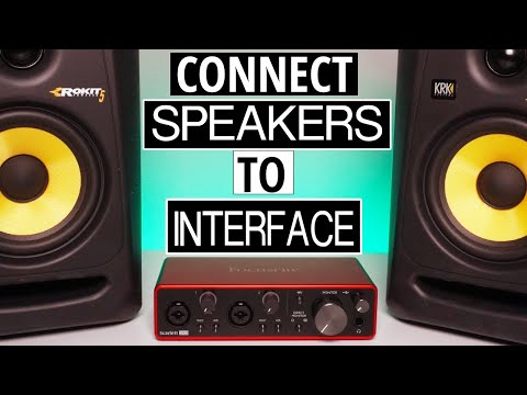 Video: How To Connect Studio Monitors