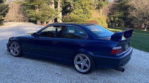 E36 M3 Get New Subframe And Diff Bushings And Tire Falls Off #bmw #m3 #e36