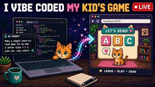 Can I Vibe Code a Learn-to-Read Game in 20 Minutes | Live Build