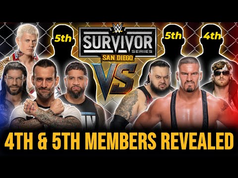 Holy Sh T 4th 5th Member REVEALED WWE Survivor Series 2025 WWE Wargames 2025 Roman Reigns