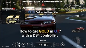GT7 How to get GOLD in International B-10 License Test in a DS4 controller.  #GranTurismo7 #PS4 #DS4