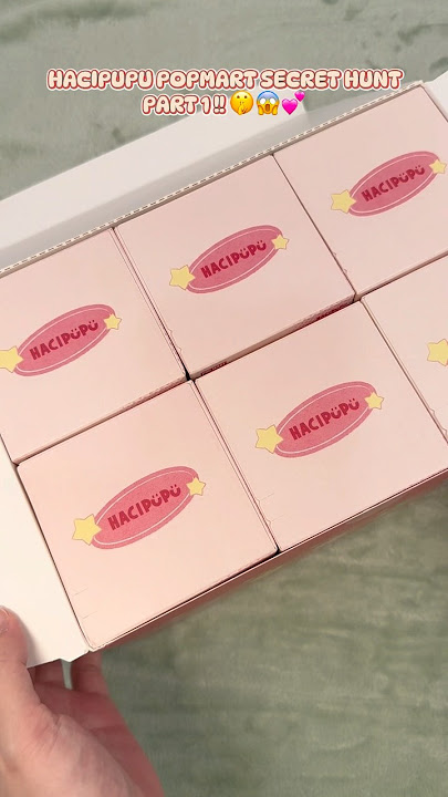 ✨UNBOXING: HACIPUPU Gummy Flavours Blind Box 🎁 🍬 | POPMART Secret Hunt! 😱✨ #popmart #unboxing