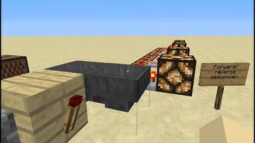 Minecraft - Hopper-based forward/reverse Sequencer