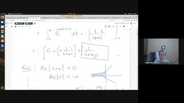 Transformada de Laplace  (Exercício 1)