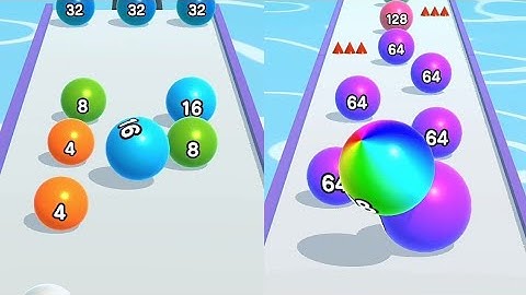 Ball Run 2048 🎱😷 - All Levels Gameplays  Android, iOS part 54