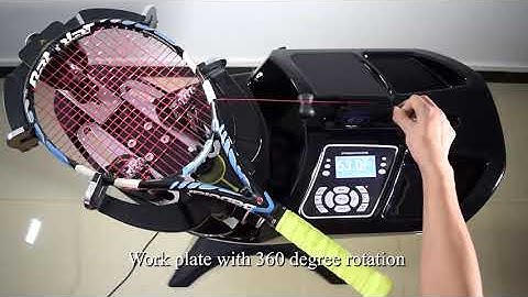 newest tutorial for tennis stringing machine S3169