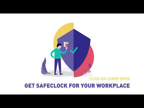 SafeClock   Contactless Workplace SafeEntry