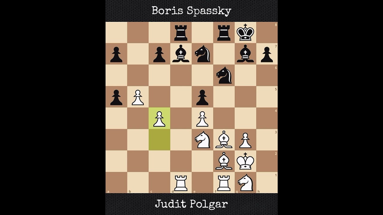 Judit Polgar vs Boris Spassky | Monte Carlo, Monaco (1994)