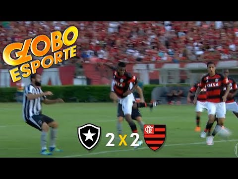 Botafogo 2 x 2 Flamengo * Carioca 2016 * Globo Esporte