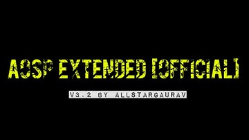 ROM AOSP Extended [OFFICIAL] v3.2 [Moto G XT1033]