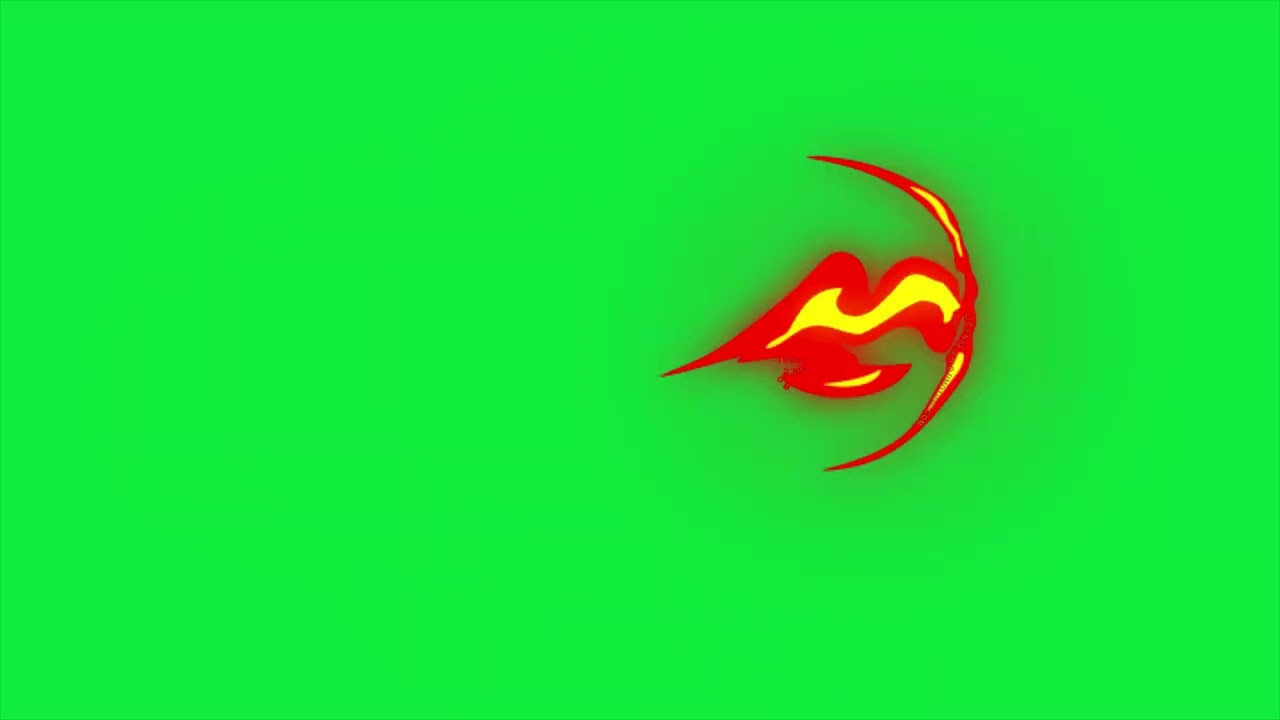 Fire 2D FX Animation - Green Screen VFX Element 