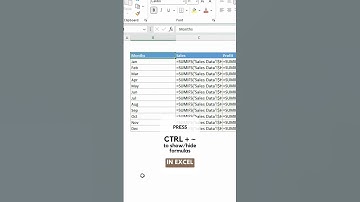 📊🔍 How to Show and Hide Formulas in Excel #exceltips #excel #excelsolutions