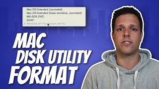 Which format to use in MacOS Disk Utility