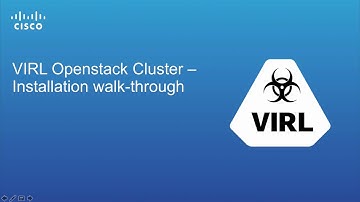 Installing VIRL Openstack clusters tutorial
