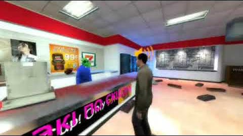 Racist blue guy in the 7eleven, gmod crappy camera.mp4