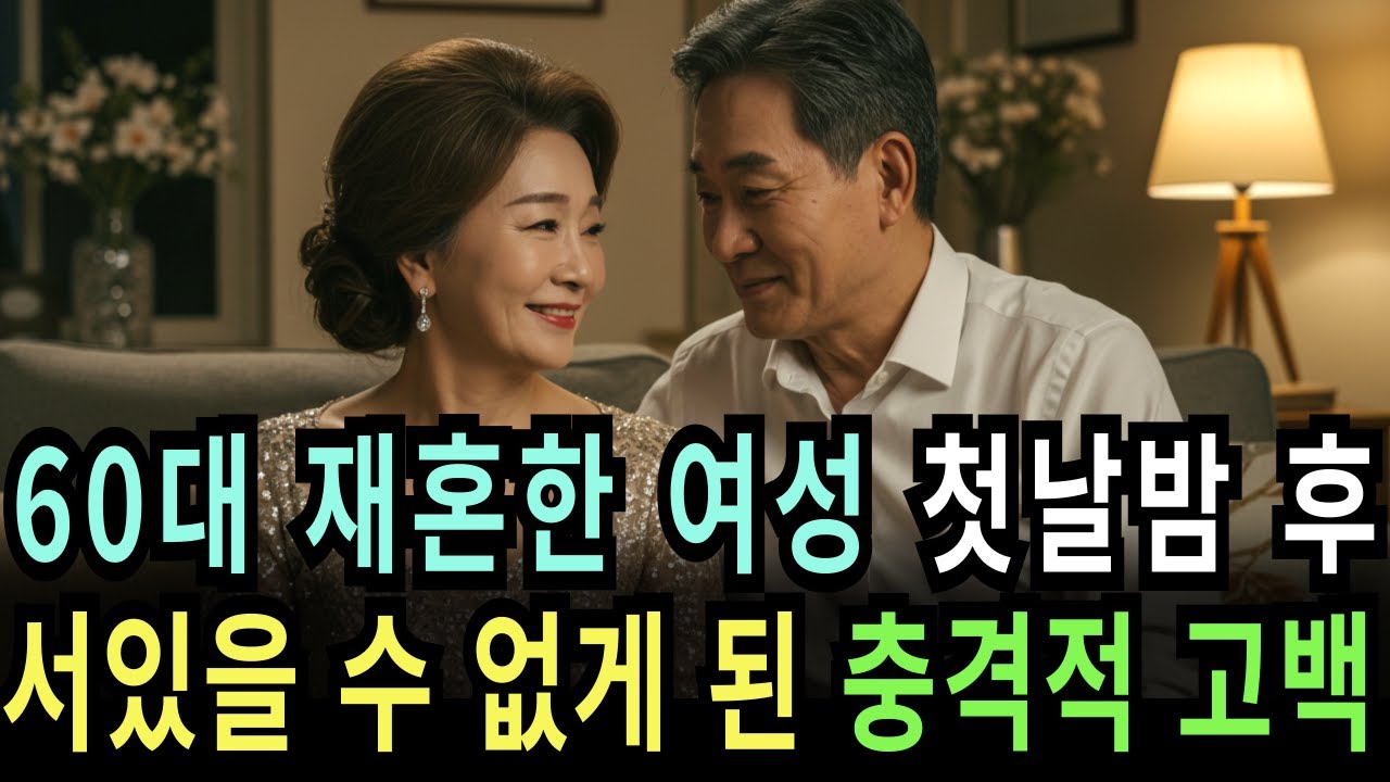 Outline Video 실화사연-60세가 넘어 재혼한 부부, 첫날밤을 보내고 다리에 힘이 풀려 서있을 수 없게 된 충격적 이유 | 황혼 | 재혼 | 노후 | 실버 | 노후지혜 | 노후사연 | 황혼연애