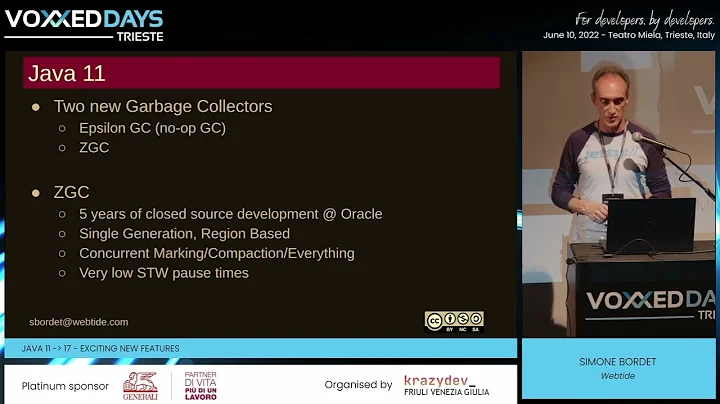 [VDTRIESTE22] Java 11 to 17 - Exciting New Features - Conference by Simone Bordet - 天天要闻
