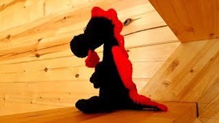 Дракон Черный - 3 часть - Knitting dragon crochet - вязание крючком Дракон Черный - 3 часть - Knitting dragon crochet - вязание крючком