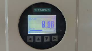 Siemens Clamp on Flow meter Test
