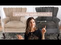Painting Upholstery... Is it Worth it?! | DIY Furniture Fail Painting Fabric | by Erin Elizabeth