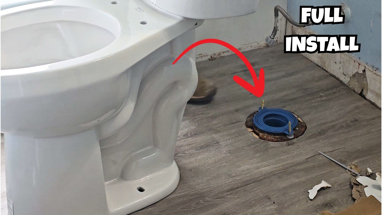 Toilet Installation for Beginners (Easier Than You Think!) - YouTube