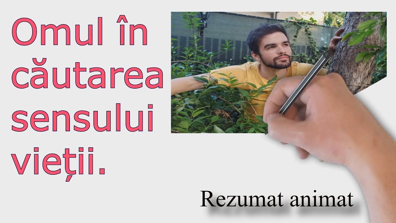 Omul In Căutarea Sensului Vieții Rezumat Animat Viktor Frankl Youtube