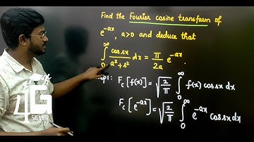 Fourier Cosine Transform in Tamil | Transforms and Partial Differential Equations in Tamil